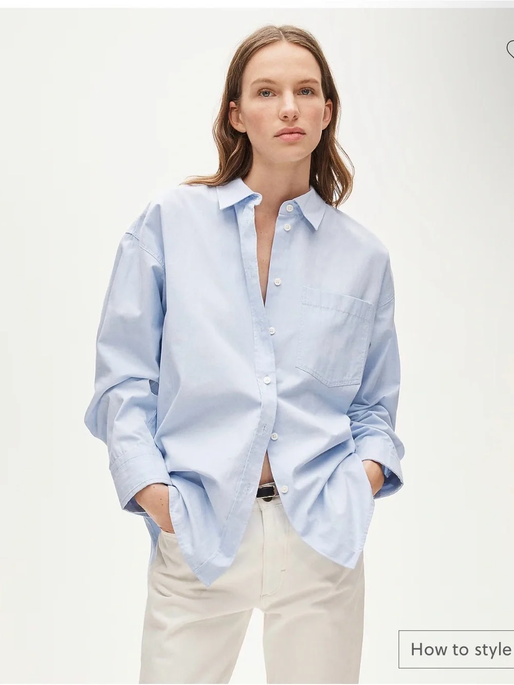 J. Crew Etienne Oversized Button Down Shirt